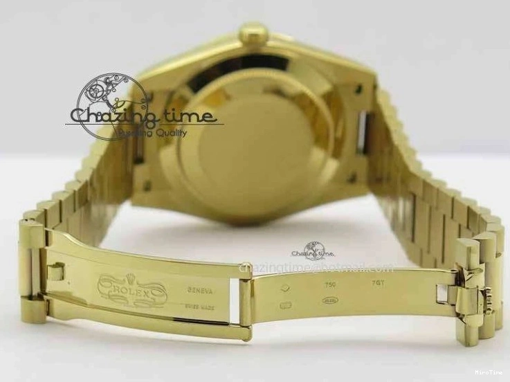 MiroTime 0427 Cozy Day-Date 40mm 228238 YG Noob 1:1 Best Edition Silver Dial On YG President Bracelet A 3710